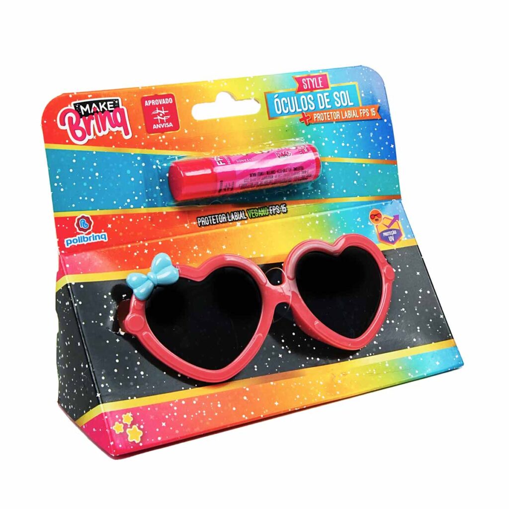 MK93 – MAKEBRINQ STYLE – OCULOS DE SOL COM PROTETOR LABIAL