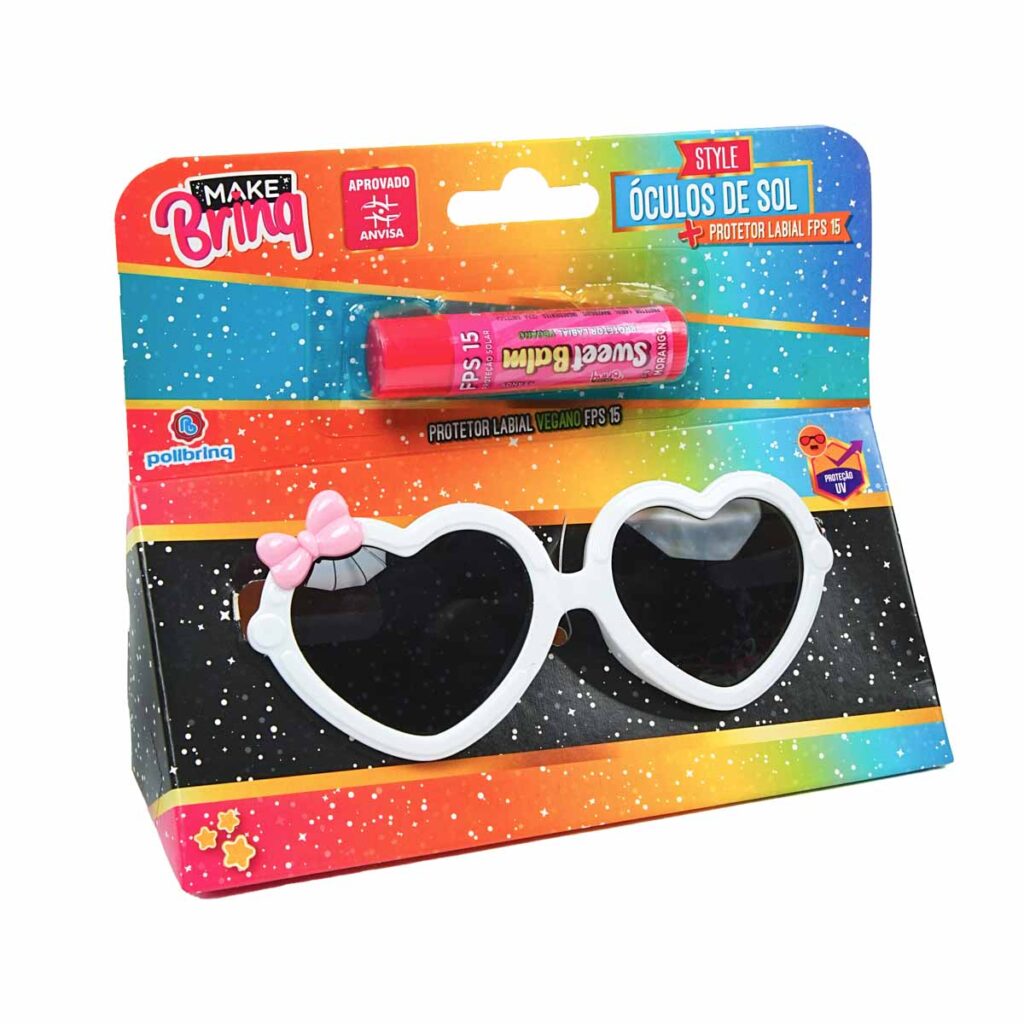 MK93 – MAKEBRINQ STYLE – OCULOS DE SOL COM PROTETOR LABIAL