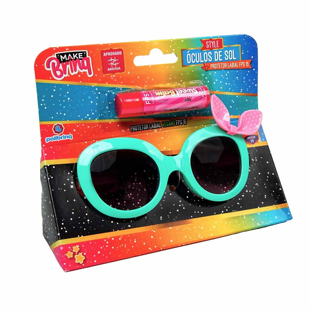 MK93 – MAKEBRINQ STYLE – OCULOS DE SOL COM PROTETOR LABIAL