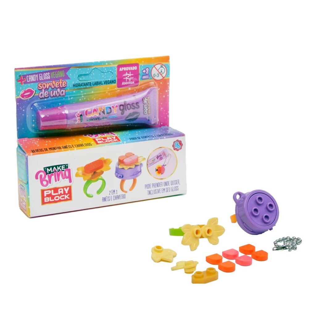 MK96 – MAKEBRINQ PLAYBLOCK – CHAVEIROS E ANÉIS – IMEDIATO