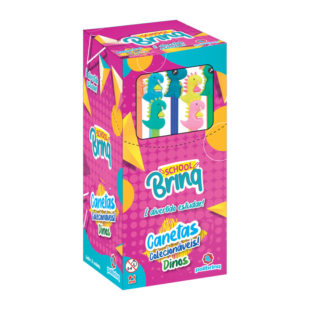 SB015 – CANETA DINO DIVERTIDO – DISPLAY – IMEDIATO