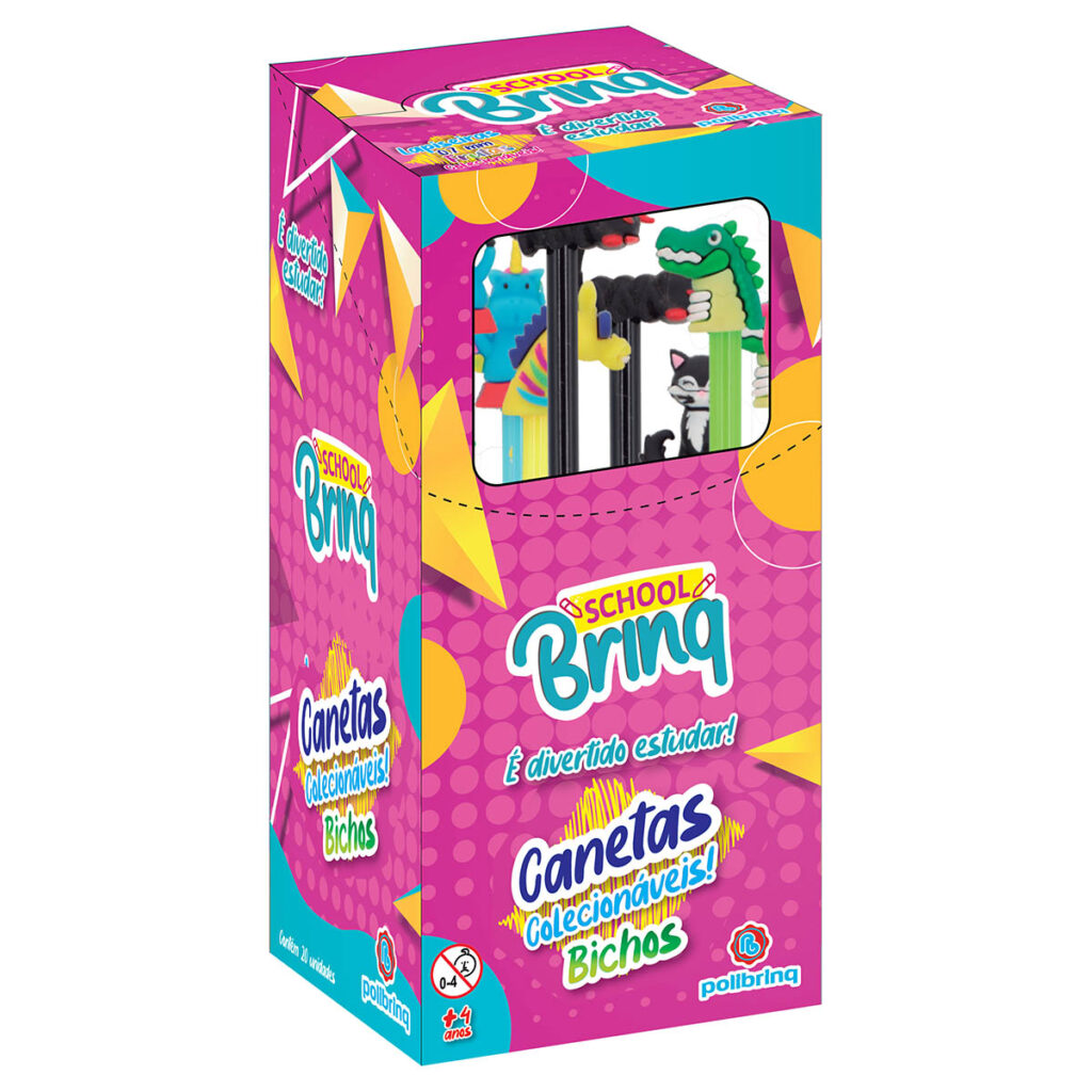 SB026 – CANETA BICHOS 2024 – DISPLAY – IMEDIATO