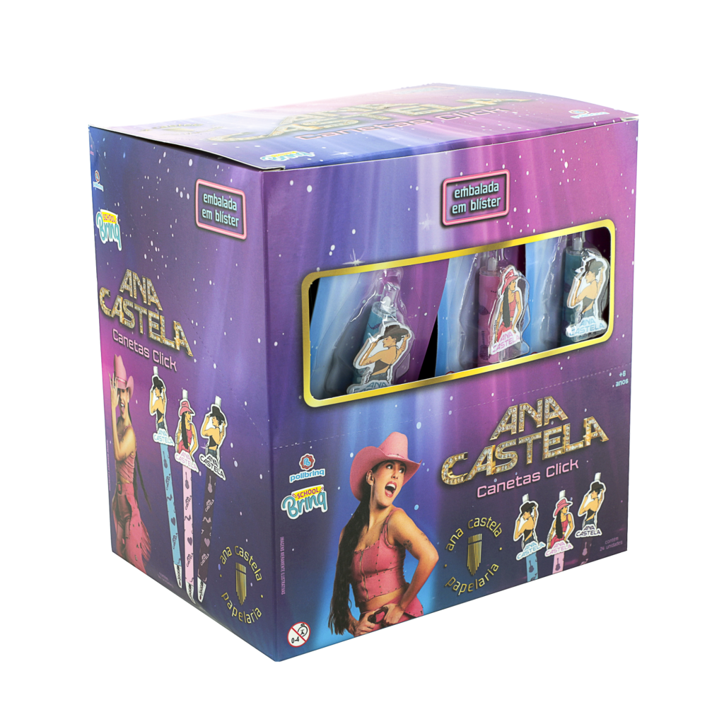 SCB-AC03 – SCHOOLBRINQ – CANETA GEL CLIQUE ANA CASTELA – BLISTER – IMEDIATO