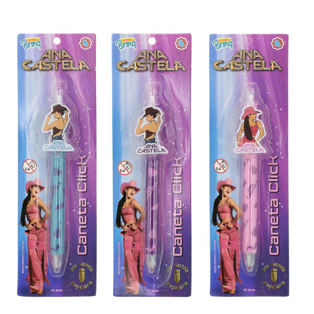 SCB-AC03 – SCHOOLBRINQ – CANETA GEL CLIQUE ANA CASTELA – BLISTER – IMEDIATO