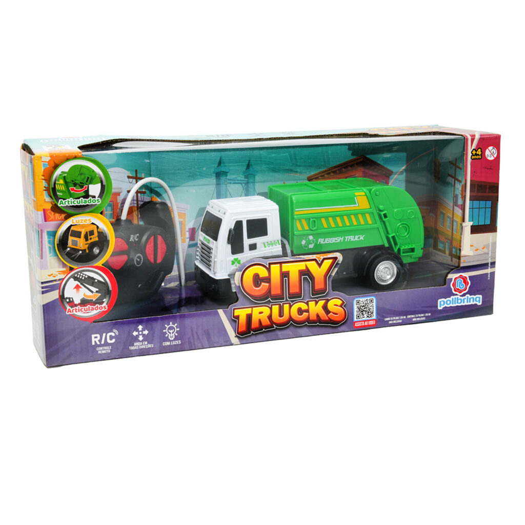 CAR805 – CITY TRUCKS – CONTROLE REMOTO